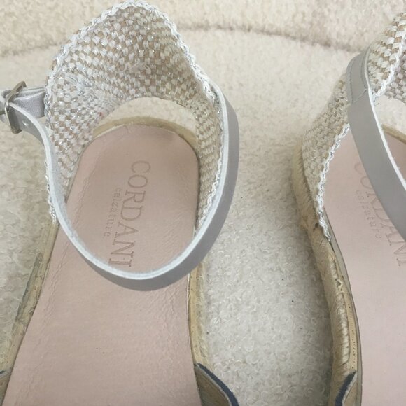 CORDANI Bertie Espadrille Sandals Shoes flats blue suede leather uppers 40 9 - Picture 4 of 13